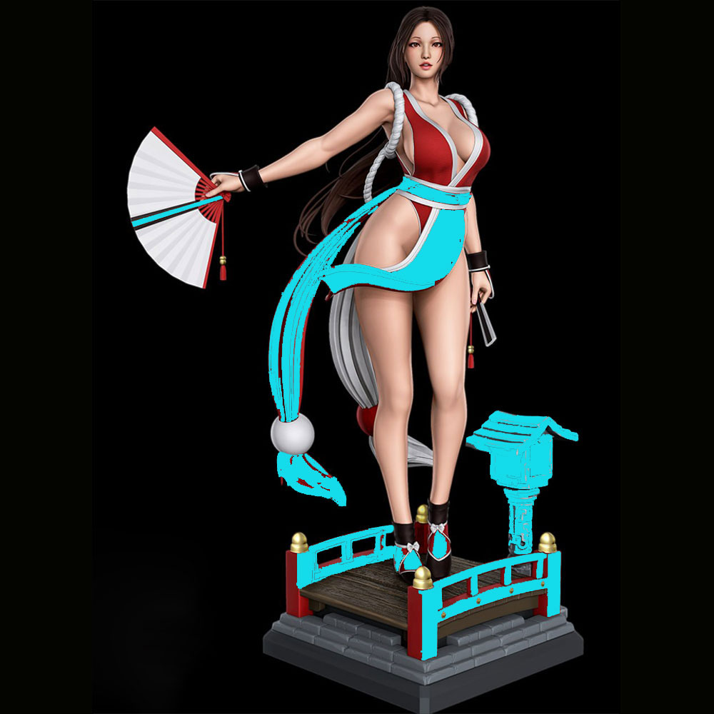 3D Printing Liquid - Statua in Resina di Ragazza Sexy