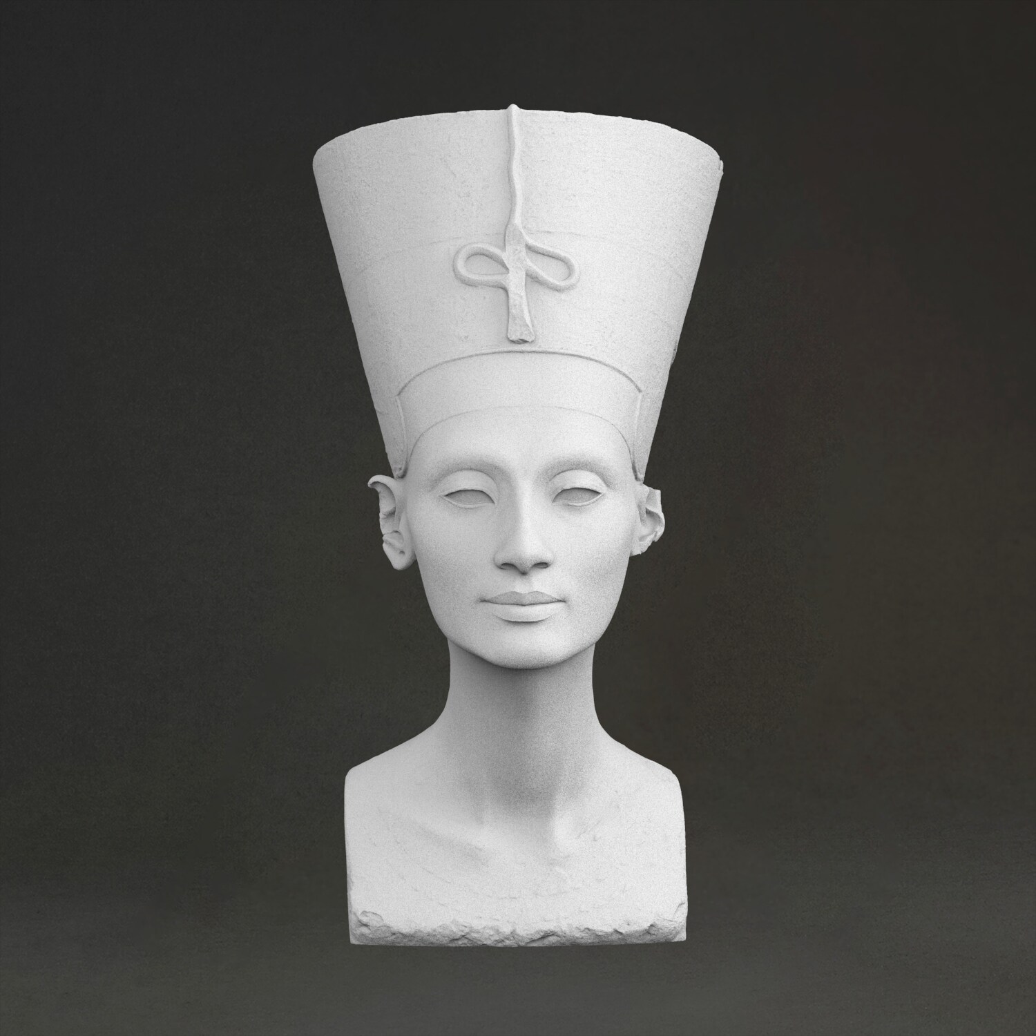 3D Printing Resin - Scultura della Regina Nefertiti dell'Egitto, stampata