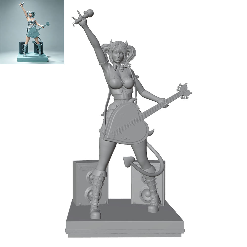 3D Printing Rock - 1/24/6 Immagine dinamica di una cantante