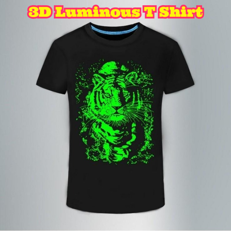 3D Printing Rock - T-shirt da uomo 3D luminosa con