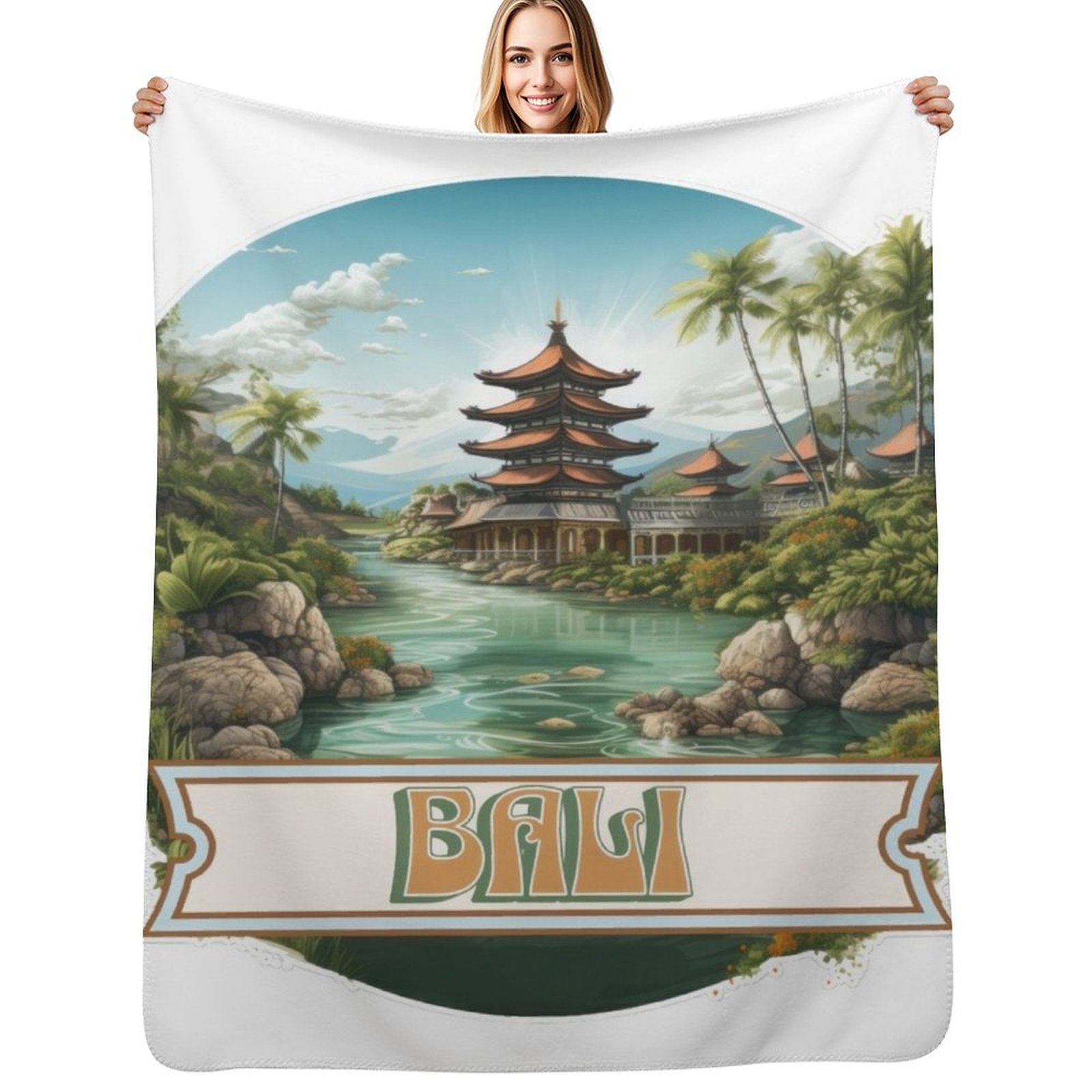 3D Printing Bali - Coperta Bali Indonesia, elegante coperta per