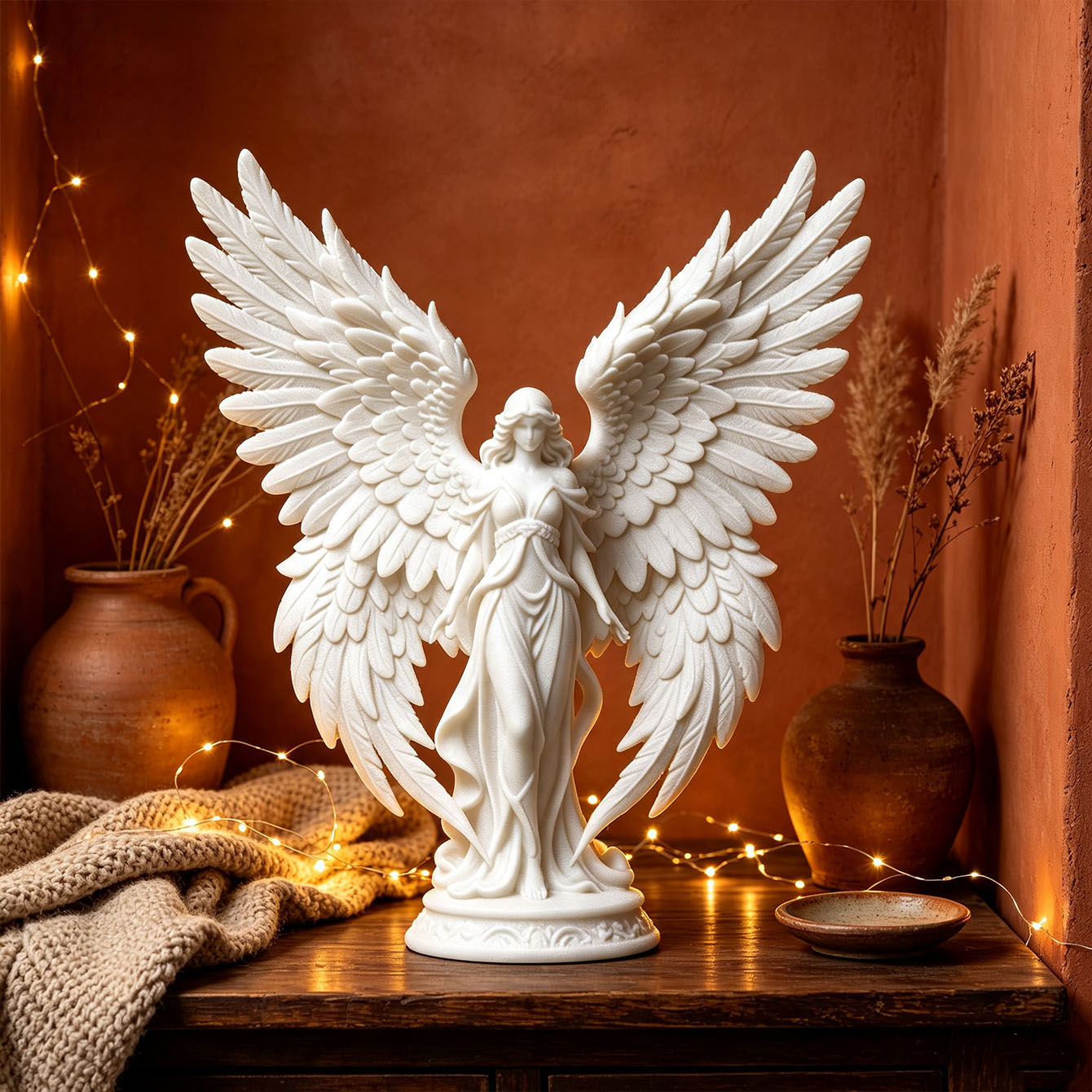 3D Printing Liquid - Ornamento di Lusso Leggero con Angelo
