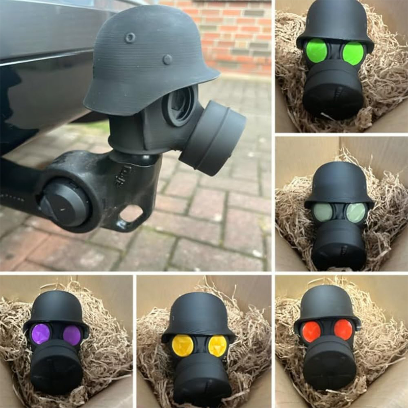 3D Printing Mask - Copertura per gancio di traino con
