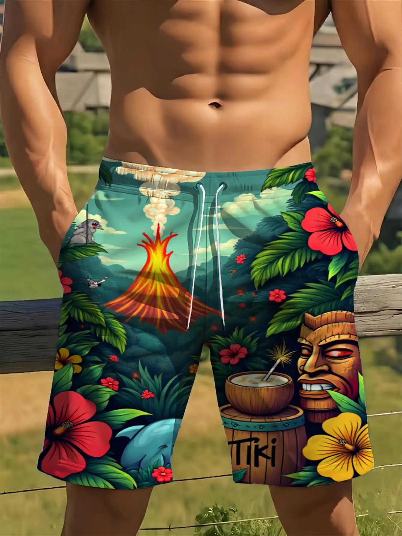 Pantaloncini da bagno da uomo  - 3D Printing Bali recensione e prezzo