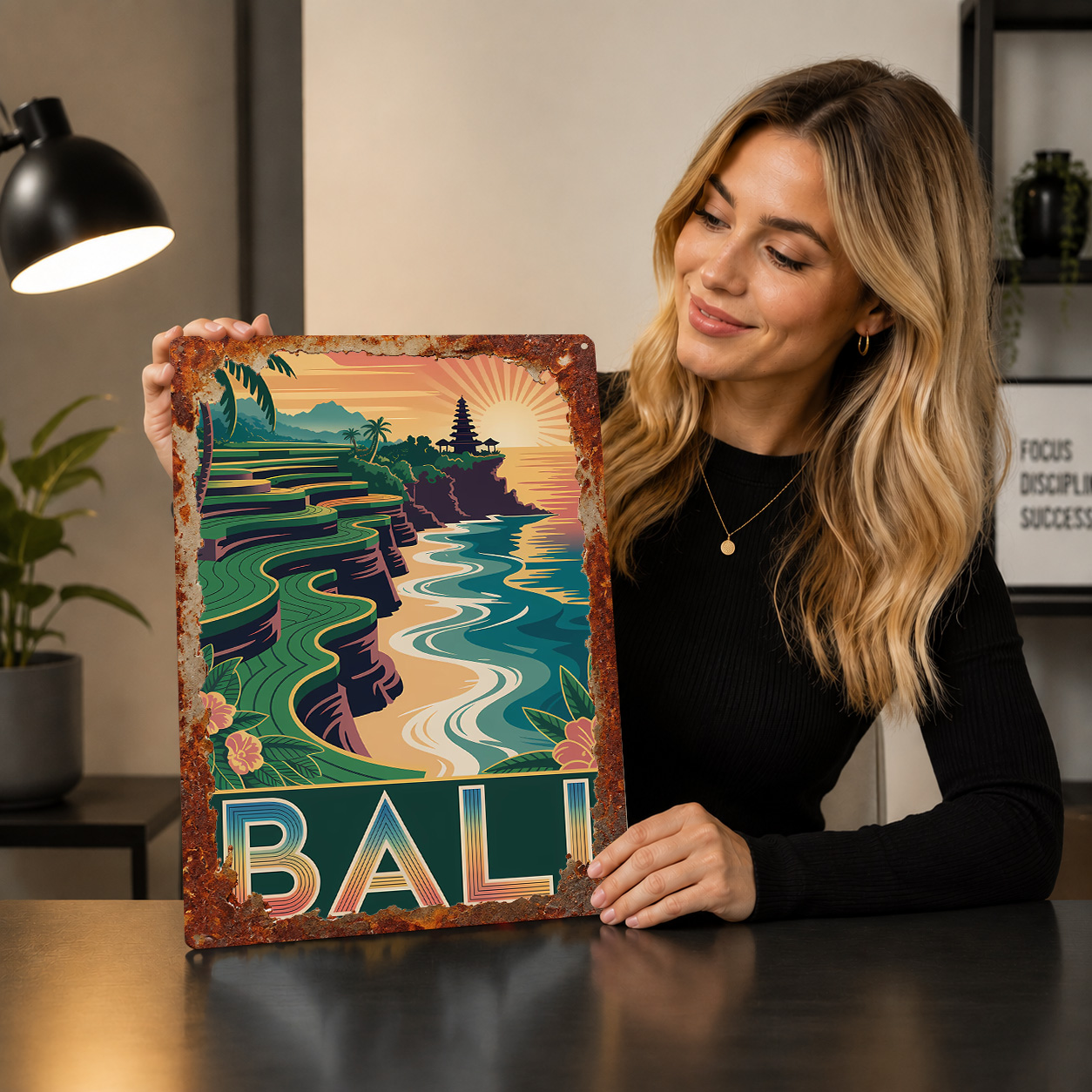 Poster Artistico di Bali con S - 3D Printing Bali recensione e prezzo