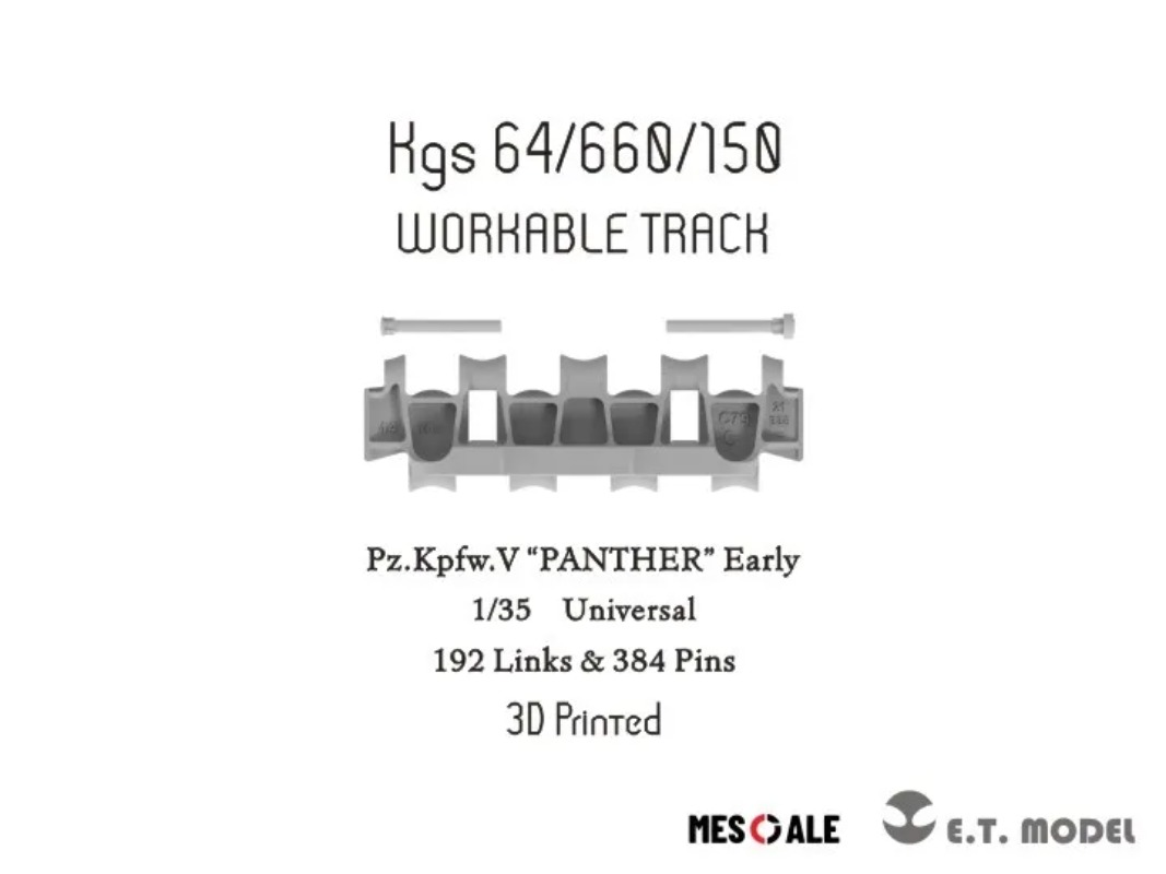 ETmodel P35-002 1/35 Pz.Kpfw.V - 3D Printing Link recensione e prezzo