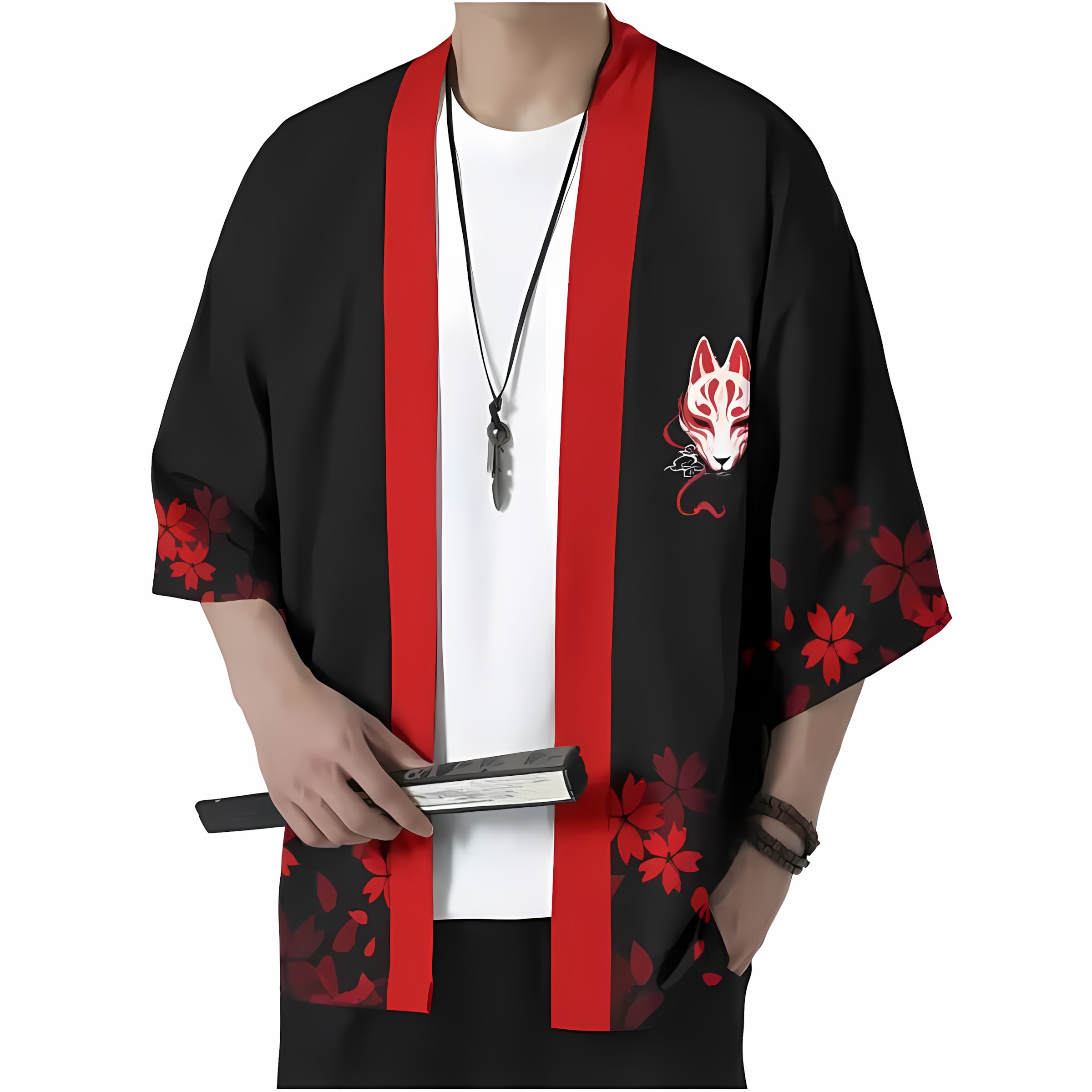 Kimono Uomo Nuovo Stile Estate - 3D Printing Mask recensione e prezzo