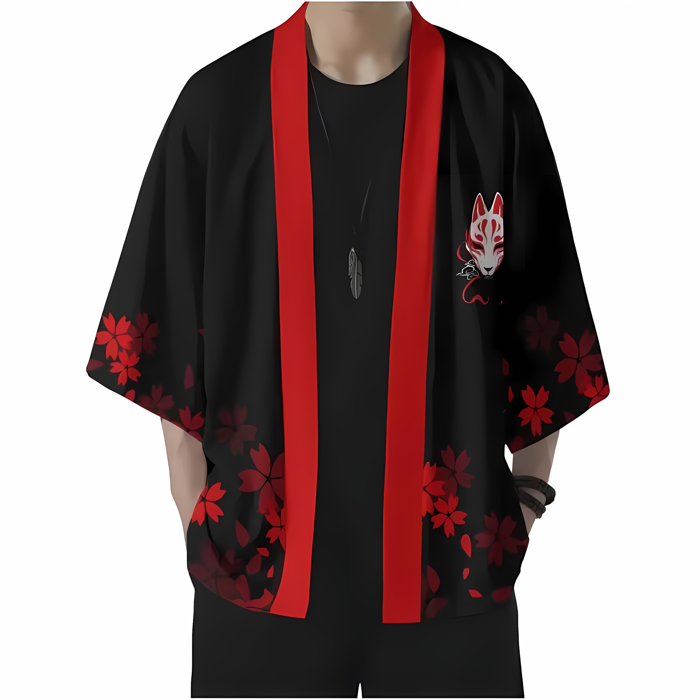 Kimono Uomo Nuovo Stile Estate - 3D Printing Mask recensione e prezzo