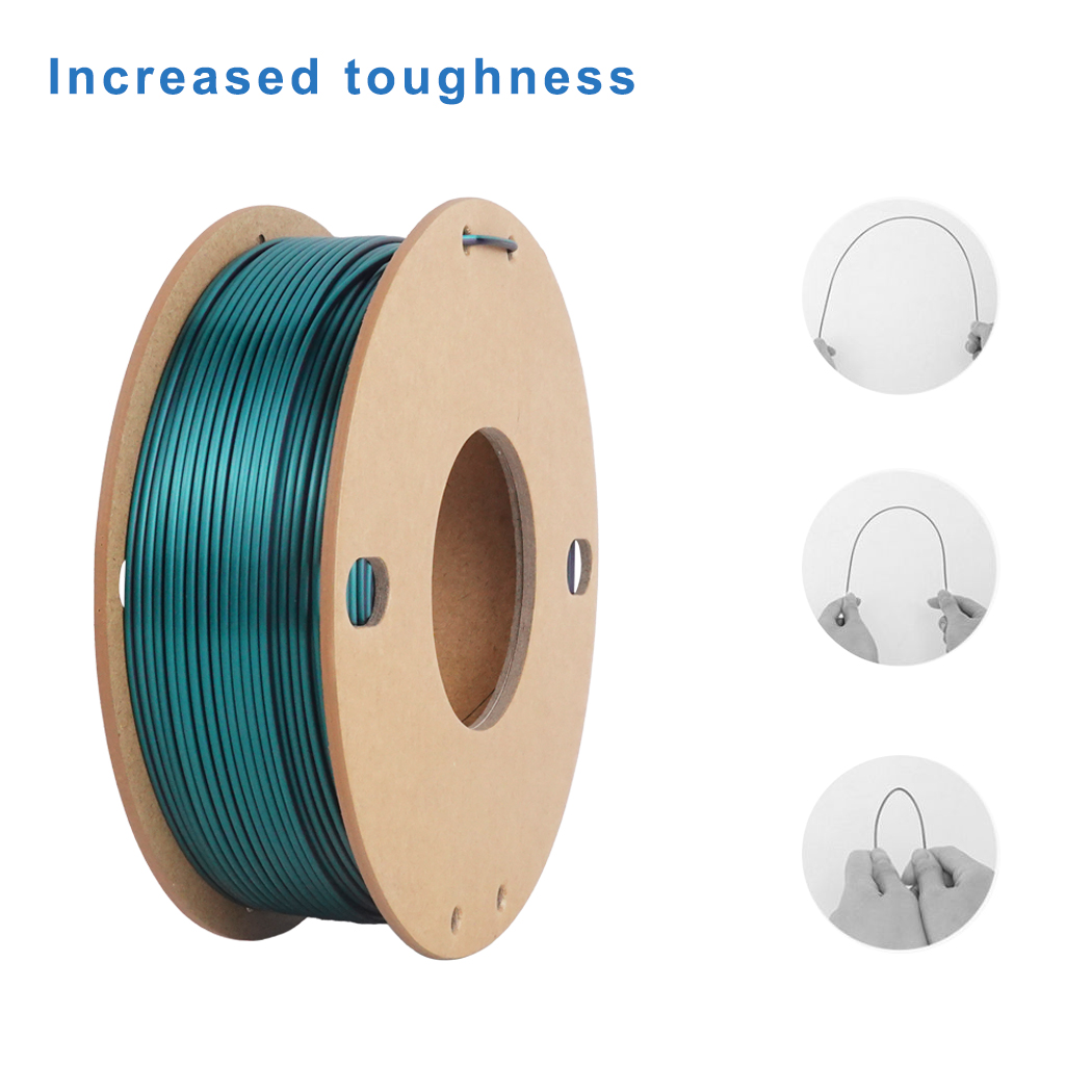 Filamento PLA Nero Verde Seta, - 3D Printing Link recensione e prezzo