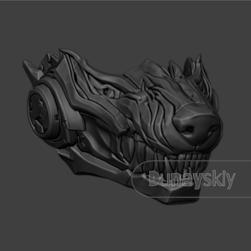 Maschera di Valko Wolf da Love - 3D Printing Mask recensione e prezzo