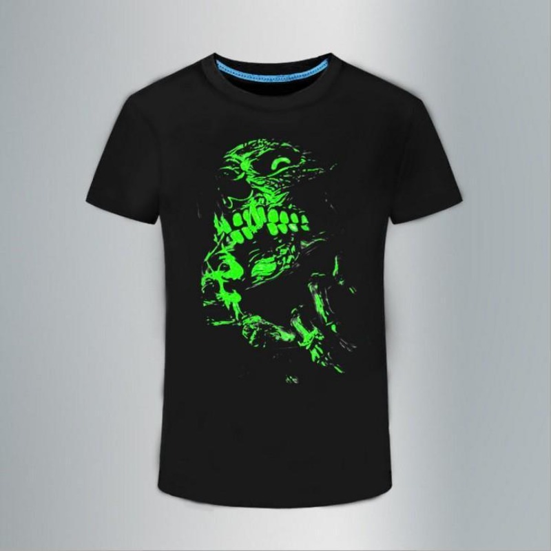 T-shirt da uomo 3D luminosa co - 3D Printing Rock recensione e prezzo