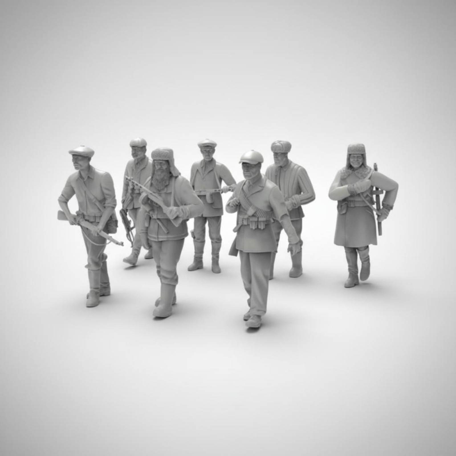 Set di 7 Figurine di Soldati d - 3D Printing Resin recensione e prezzo
