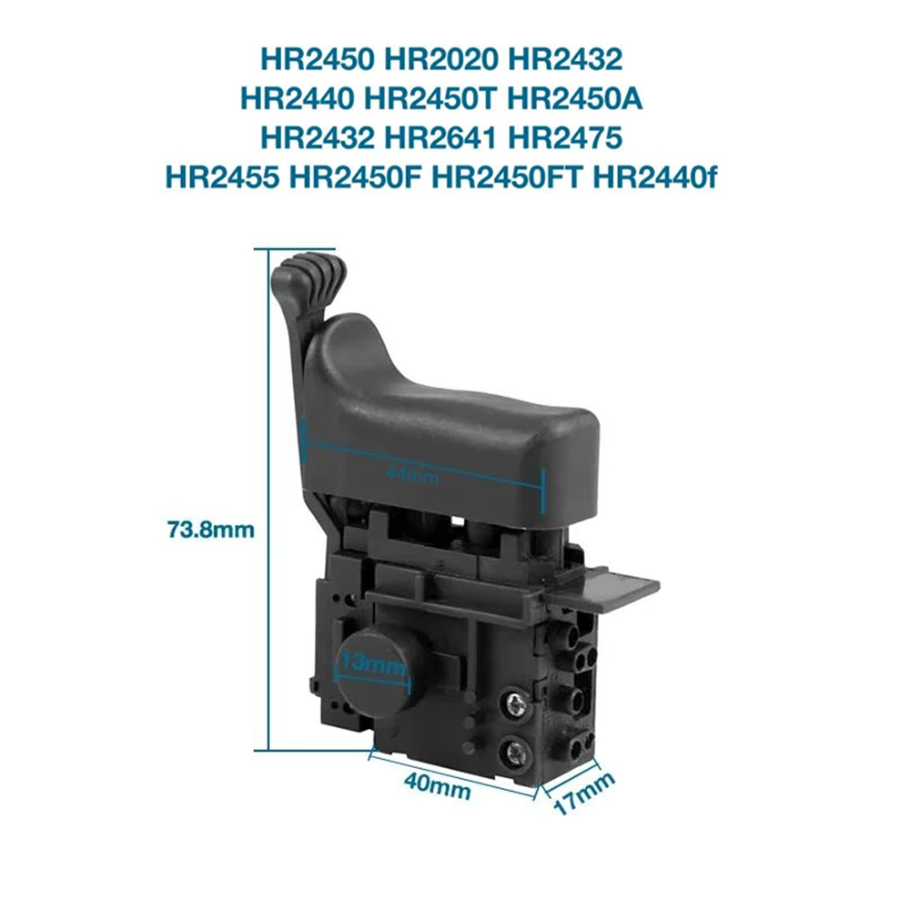 Interruttore di ricambio per M - Makita Drill Hp1640 recensione e prezzo