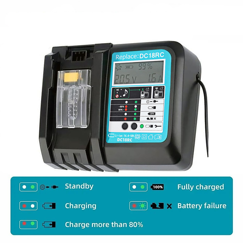 Caricabatterie Rapido DC18RC c - Makita Drill Hp1640 recensione e prezzo