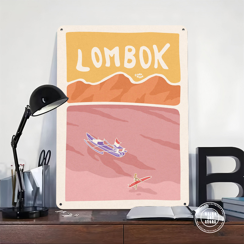 Poster di Surf Bali Lombok, In - 3D Printing Bali recensione e prezzo