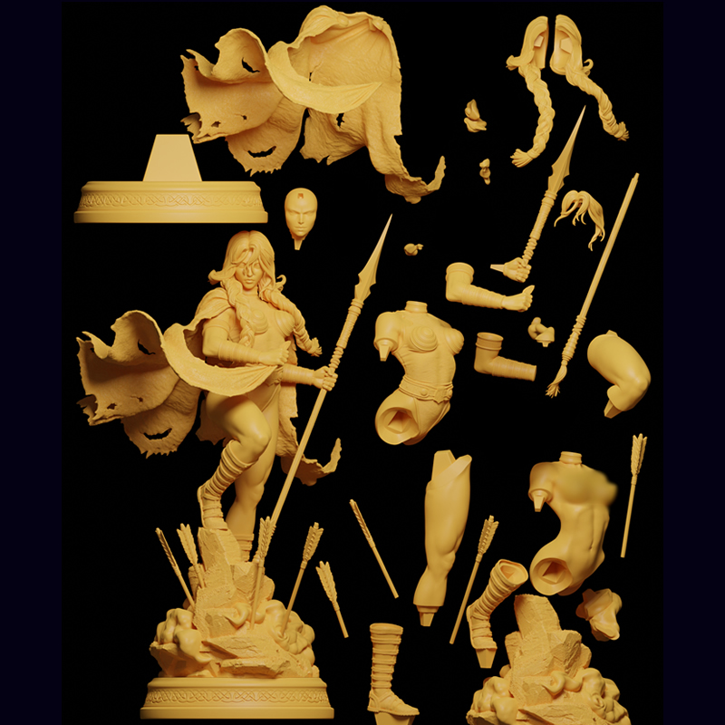 2 Stili di Personaggi di Gioco - 3D Printing Resin recensione e prezzo